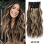Synthetic Clip In Hair Extensions 11Color Synthetic Clip In Hair Extensions Long Wavy 4Pcs/Set Piece 11 Clip-In Hairpieces