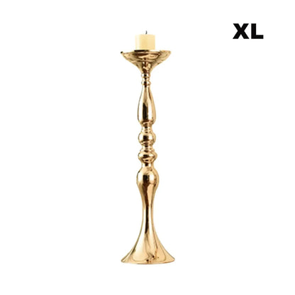 Gold Metal Candle Holder Lantern Centerpiece For Weddings At Home