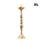 Gold Metal Candle Holder Lantern Centerpiece For Weddings At Home