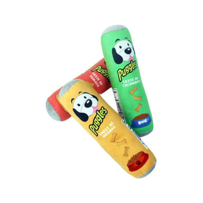 Beer Bottle Plush Dog Toy Chew Squeaker for Teeth Cleaning