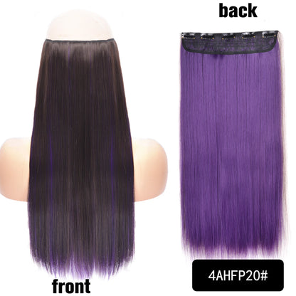 Long Clip In Hair Extensions for Length and Volume 22 Inch