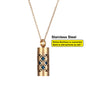Women’s Stainless Steel Aromatherapy Diffuser Necklace For Essential Oils
