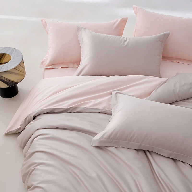 Soft Cotton Bedding Set with 800 Thread Count Duvet Cover and Sheets