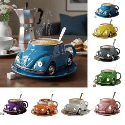 Handmade Beetle Shaped Mug with 321 Ml Capacity for Beetle Lovers Gift