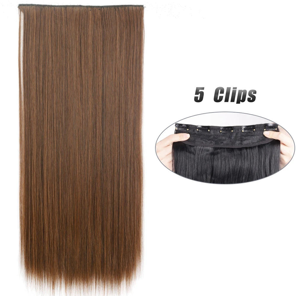Voluminous Clip-In Hair Extensions 80cm For Fuller Long Hair Look