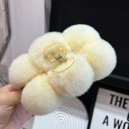 Hair Claw Accessories for Women Furry Pins Clips Cheveux Bandeau Korean Fashion Pinza Pelo Barrettes Cheveux Femme Haarschmuck