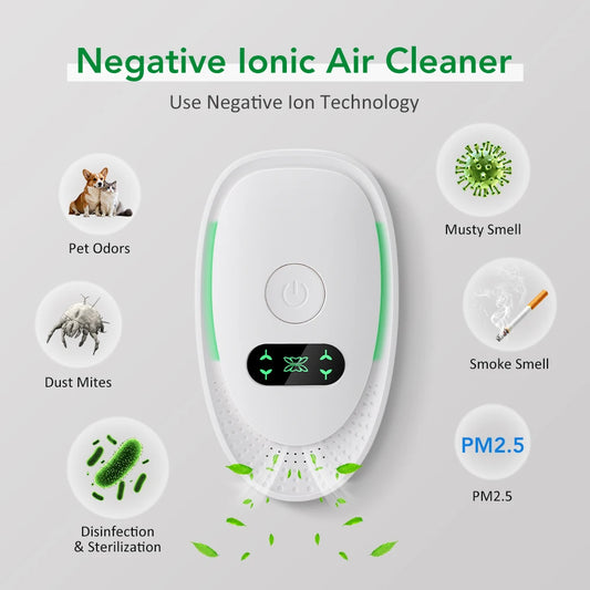 Air Purifier with Odor Removing Ion Generator