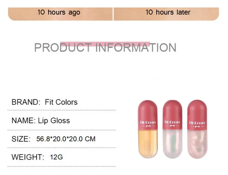 Hydrating Lip Gloss for All Lip Tones with Color Changing Shine