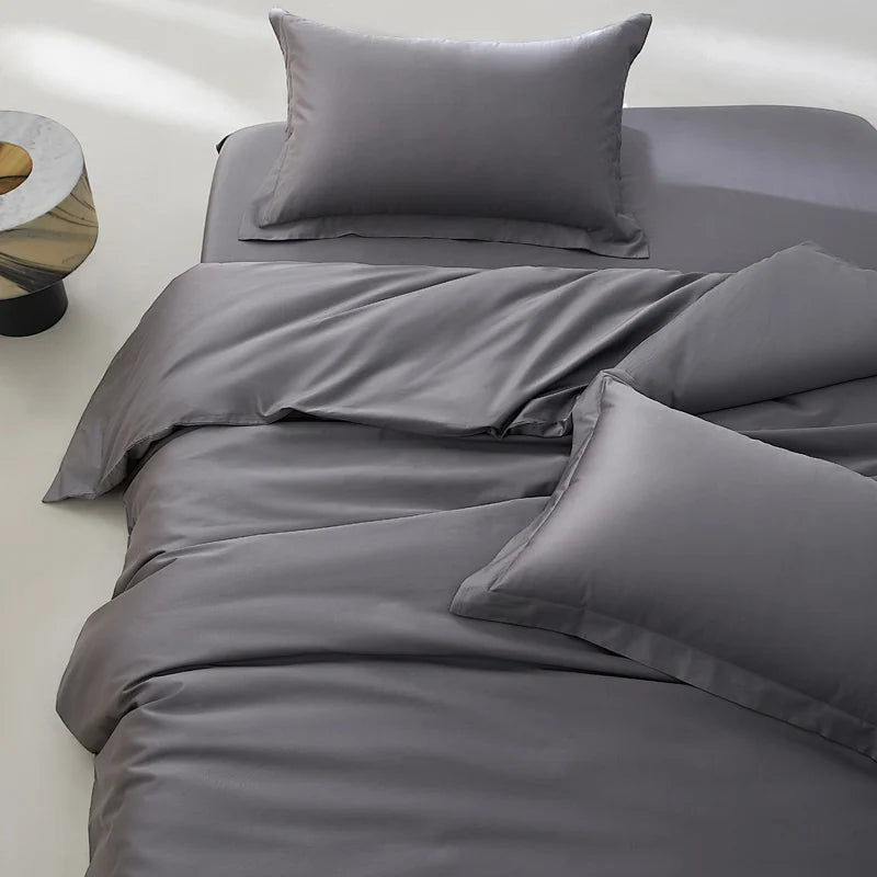 Soft Cotton Bedding Set with 800 Thread Count Duvet Cover and Sheets