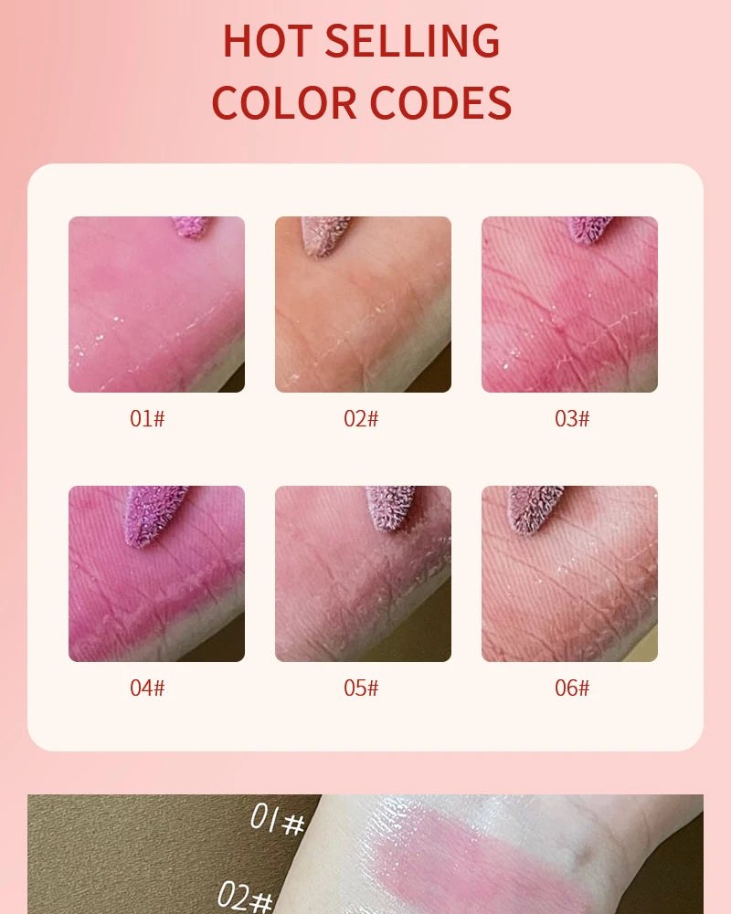 Hydrating Lip Gloss with Glassy Water Shine for Plump Lips