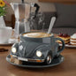 Handmade Beetle Shaped Mug with 321 Ml Capacity for Beetle Lovers Gift