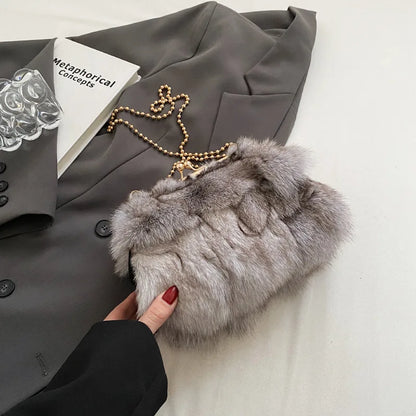 Luxury Soft Faux Fur Handbags | Merch Gone Viral