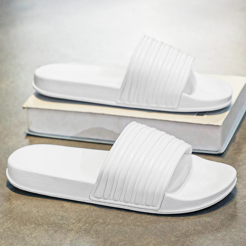 Non-Slip Slippers for Men and Women with Cushioned Comfort Beach Ready