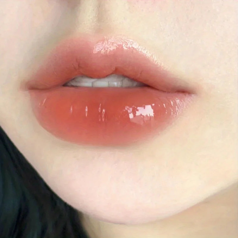 Mirror Lip Gloss Pearl Shine Long-Wear Waterproof Hydrating Non-Sticky