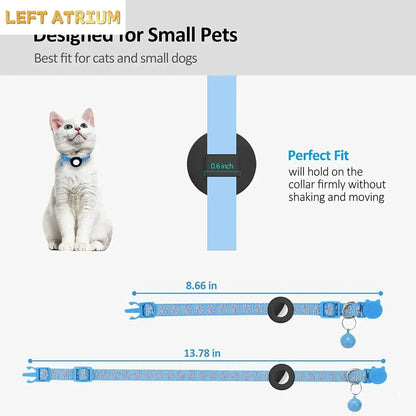 Reflective GPS Pet Tracker Collar With Breakaway Waterproof Housing