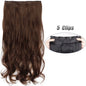 Wavy Clip In Hair Extensions Five Clip Set for Fuller Waves