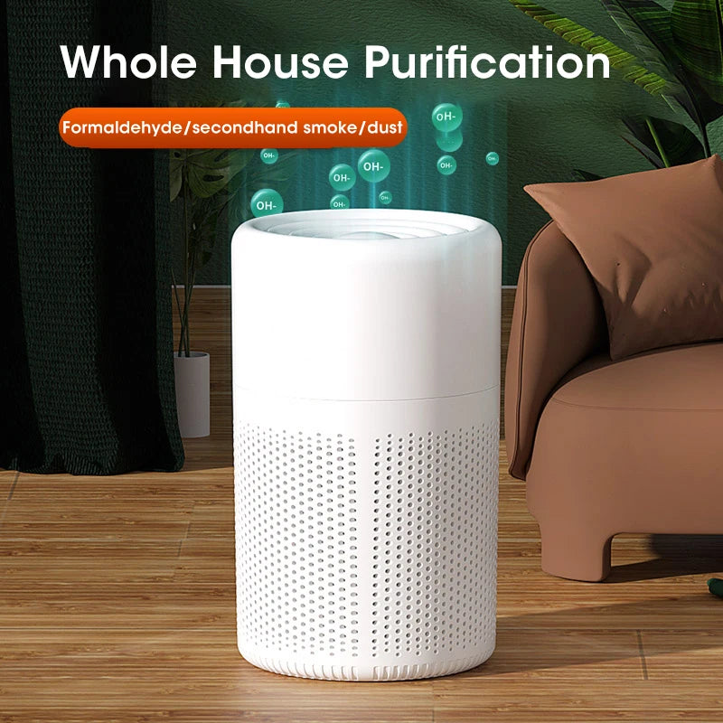 Portable Air Purifier Usb Powered for Car and Desk with Blue Ion Odor Neutralizing Diffuser for Fresh Air