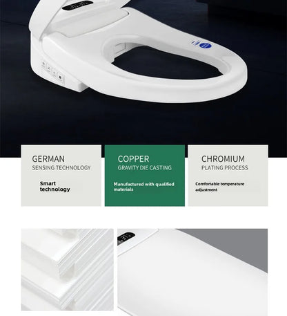 Smart Bidet Seat with Temperature Controlled Water and Drying