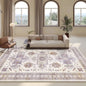 Persian Retro Rug For Living Room Sofa Area Non-Slip Washable Rug For Bedroom