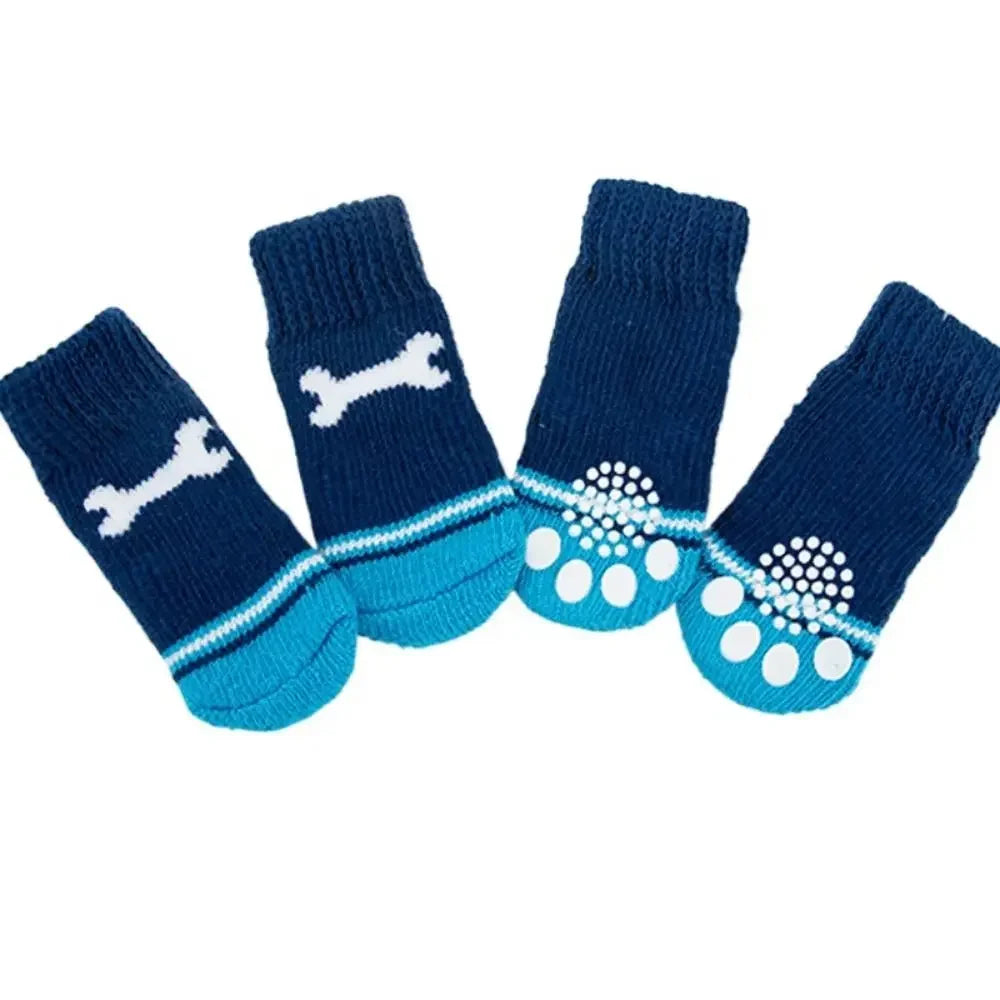 Pet Cat Dog Anti Slip Wool Socks For Cats And Dogs Floor Paw Protectors