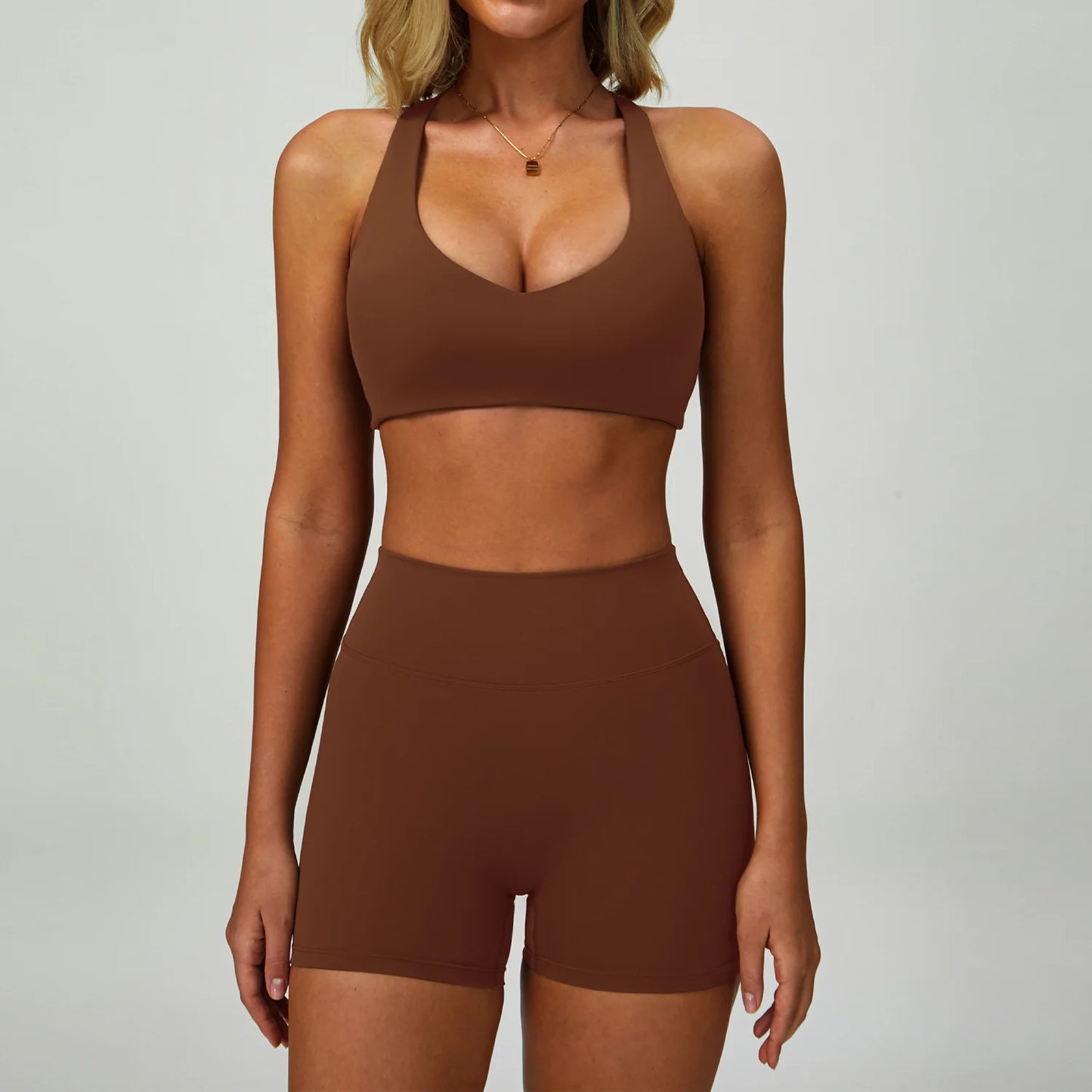 2-3PCS Yoga Suit Women Tracksuit Sports Bra High Waist Leggings Shorts Outfit Gym Set Fitness Push Up FITNESS REVOLUTION