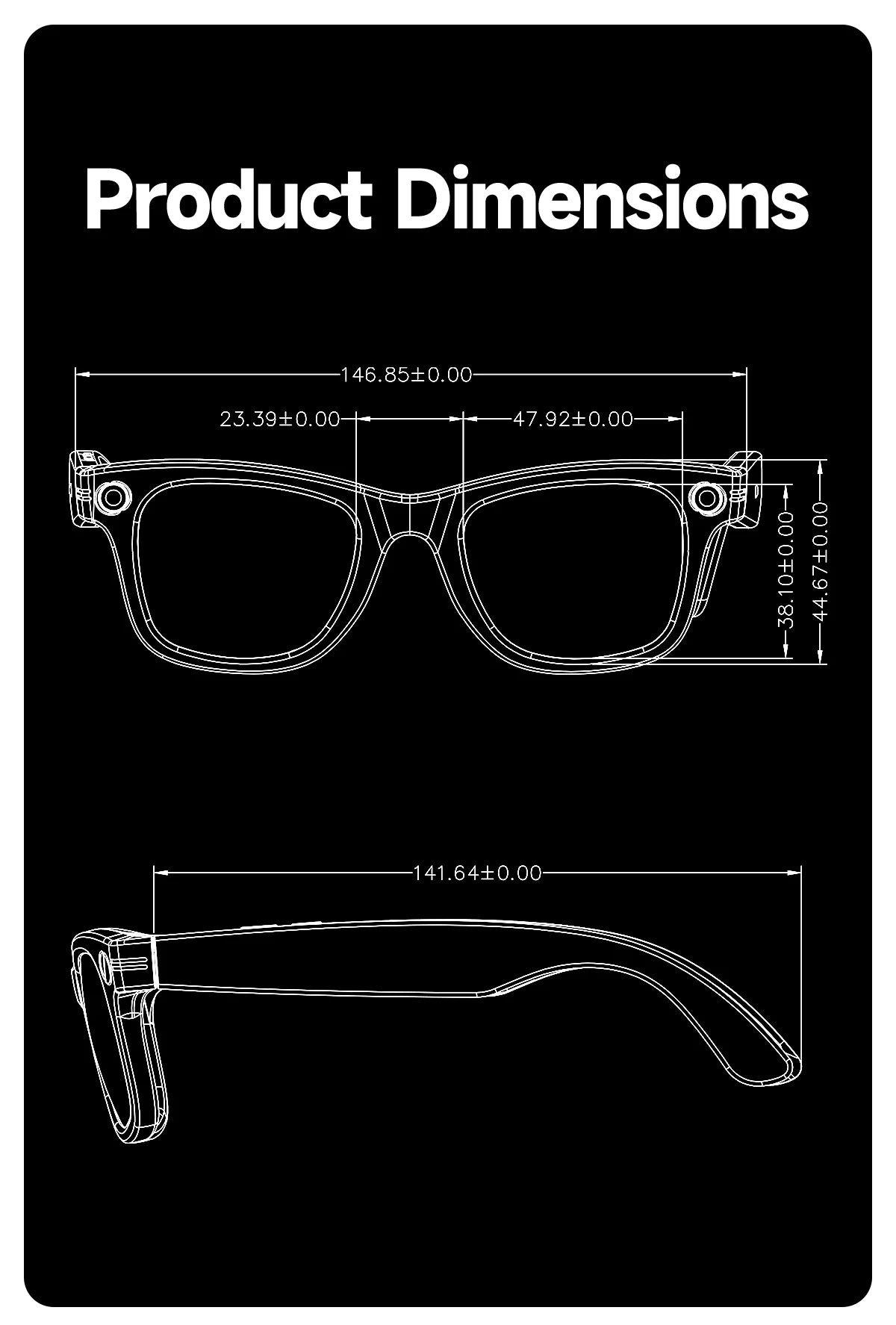 Titanium Frame AI Smart Glasses With 13MP Camera And Real Translation