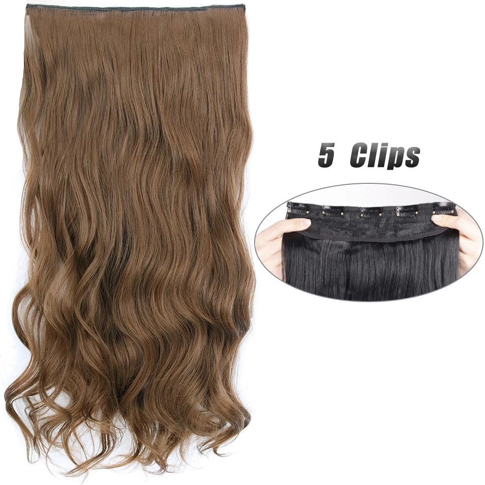Voluminous Clip-In Hair Extensions 80cm For Fuller Long Hair Look