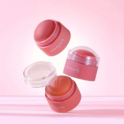 Waterproof Cream Blush Palette with Six Shades for All Skin Tones
