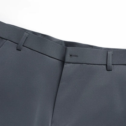 29-42 Men's Summer Pants Thin Straight Stretch Casual Pants with No Trace No Ironing Fabric Silky and Cool Feeling