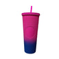 2026 Luxury Diamond Cold Cup Tumbler with Straw | Double Wall Iced Coffee Cup | Starbucks-Style Reusable Cup
