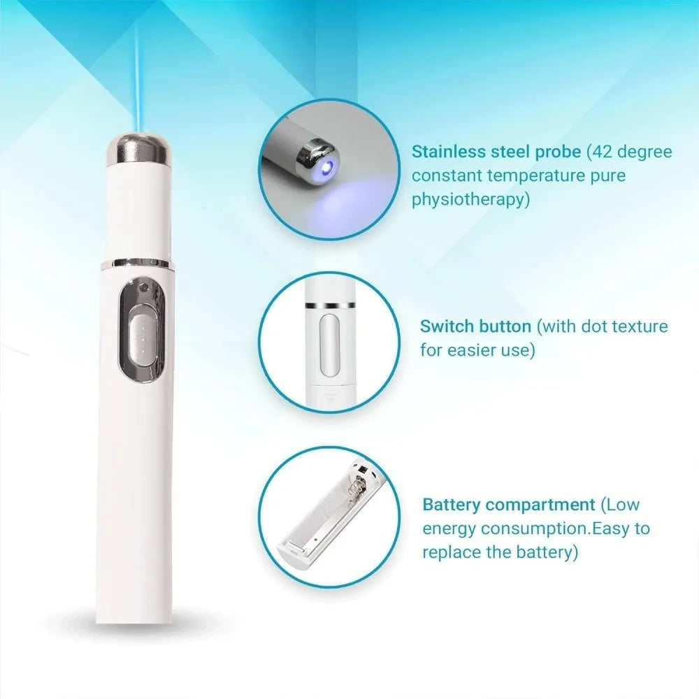 Facial Beauty Device Eye Massager Blue Light Black Eye Circles Facial Care Tool Improving Blood Circulation Maintaining Eye Bags