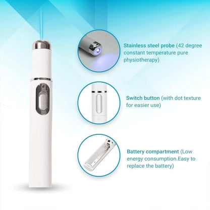 Facial Beauty Device Eye Massager Blue Light Black Eye Circles Facial Care Tool Improving Blood Circulation Maintaining Eye Bags