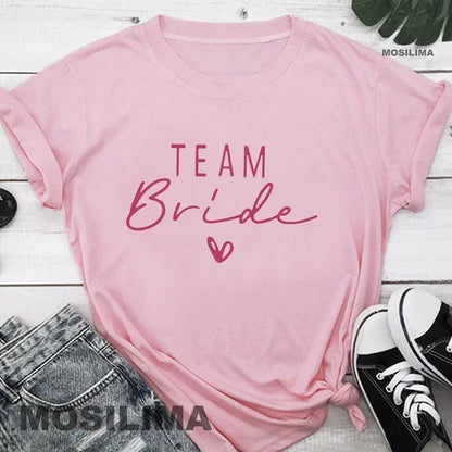 Women’s Luxe Team Bride Shirts - Bachelorette Party Bridesmaids Wedding Female Tops