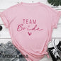 Women’s Luxe Team Bride Shirts - Bachelorette Party Bridesmaids Wedding Female Tops