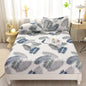 Soft Bedsheet Simple Style Bed Cover Single/Queen/King Size Bed Linen Home Fitted Sheets 침대시트 (Pillowcase Need Order)