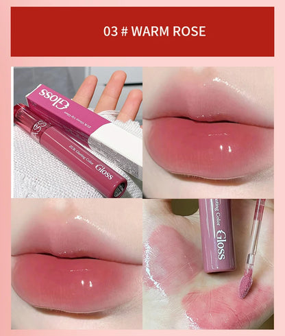 Hydrating Lip Gloss with Glassy Water Shine for Plump Lips