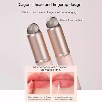 QIWU Mini Silicone Lip Brush Concealer Brushe With Cover Lip Mask Applicators Lip Gloss Brush Lipstick Brush Makeup Beauty Tool