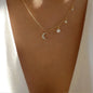 Layered Heart Pendant Necklace with Crystal Bead Detailing for Everyday Sparkle and Delicate Shine