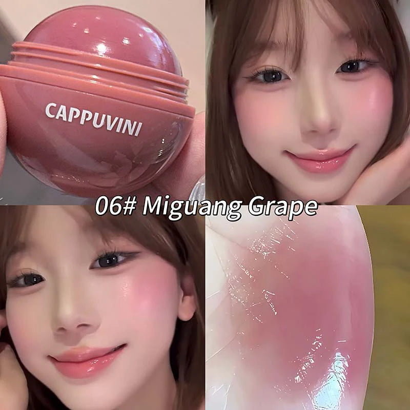 Water-Light Blush Ball for All Skin Tones with Ultra Soft Applicator