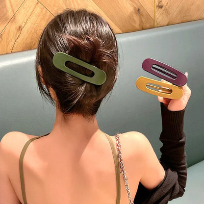 Matte Hair Clips for Bangs and Flyaway Control Gentle Grip Daily Wear