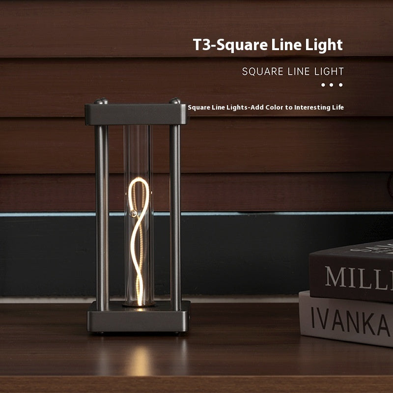 LED Desk Lamp with USB Powered with Ambient Glow