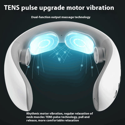 Neck massager with heat and remote control