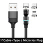 Magnetic USB C Cable with 540 Degree Rotation and Alignment for Android Smartphones