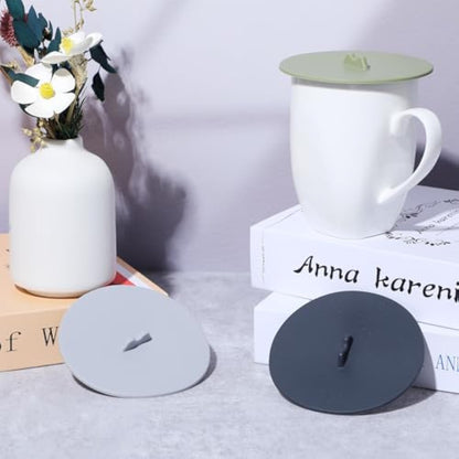 Luxe Home Merch silicone suction cup lid for mugs with airtight seal feature