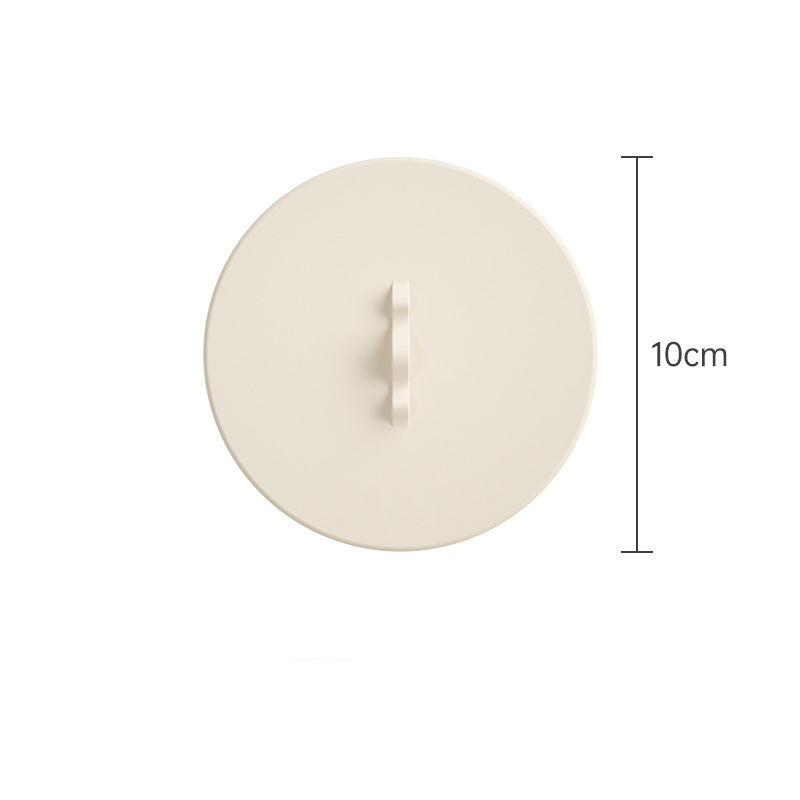 Luxe Home Merch air tight silicone suction cup lid for mugs and bowls with center handle