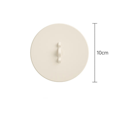 Luxe Home Merch air tight silicone suction cup lid for mugs and bowls with center handle