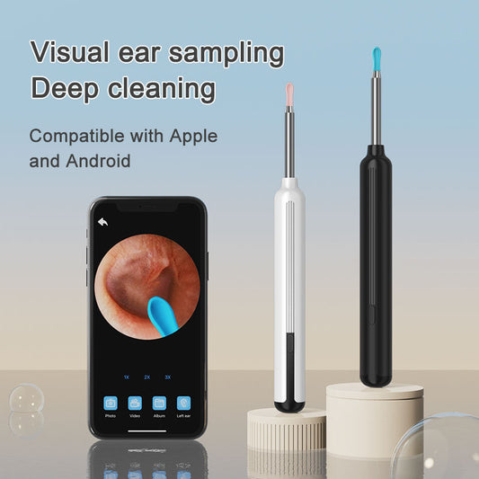 Ear Cleaner with Camera - 6 Ear Scoops HD Visual Earwax Removal Tool