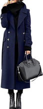 Women's Elegant Long Coat Extended Length for Winter Warmth with Thermal Lining