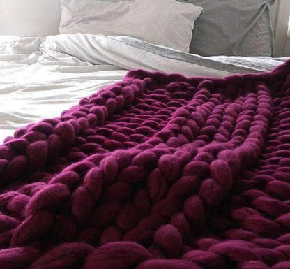 Acrylic Woven Blanket Ultra Thick For Cozy Warmth And Soft Breathable Comfort For Cold Nights Homeowners - merch gone viral.