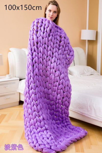 Acrylic Woven Blanket Ultra Thick For Cozy Warmth And Soft Breathable Comfort For Cold Nights Homeowners - merch gone viral.